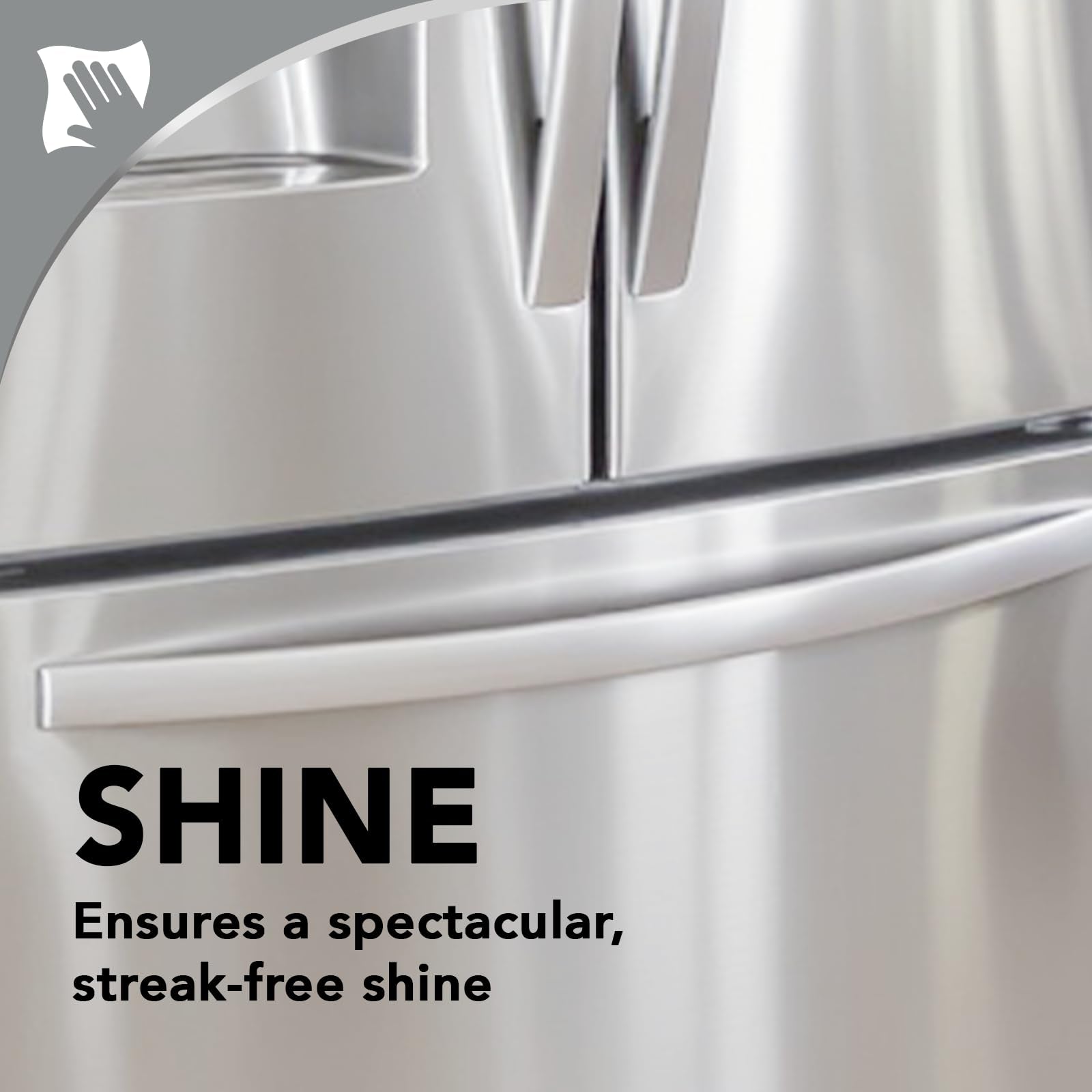 Weiman Stainless Steel Cleaner & Polish, 2 Pack, Anti Fingerprint Spray Stainless Steel Cloth, Water Spots & Grease, No Streaks or Residue, Safe