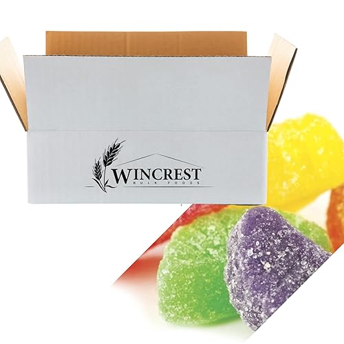 WinCrest Bulk Assorted Fruit Jelly Slices - 5 Lb Case
