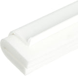 SPARTA 4156802 Plastic Floor Squeegee, Shower Squeegee With Double Foam For Window, Glass, Shower Door, Floor, Windshield, 24 Inches, White