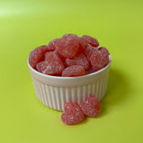 Candy Hearts | 2-Pound Bag | Cherry Hearts Jelly Candy | Gelatin Free Cherry Jellies for Buffets, Party Favors, Gifting & Snacking | Nostalgic Chewy