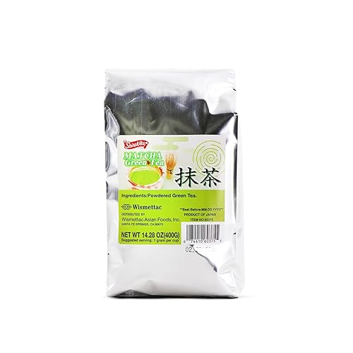 SHIRAKIKU Matcha Green Tea Powder | Authentic Japanese Matcha for Traditional Teas | Prefect for Asain Lattes, Smoothies, Baked Goods | 14.28 OZ Pack