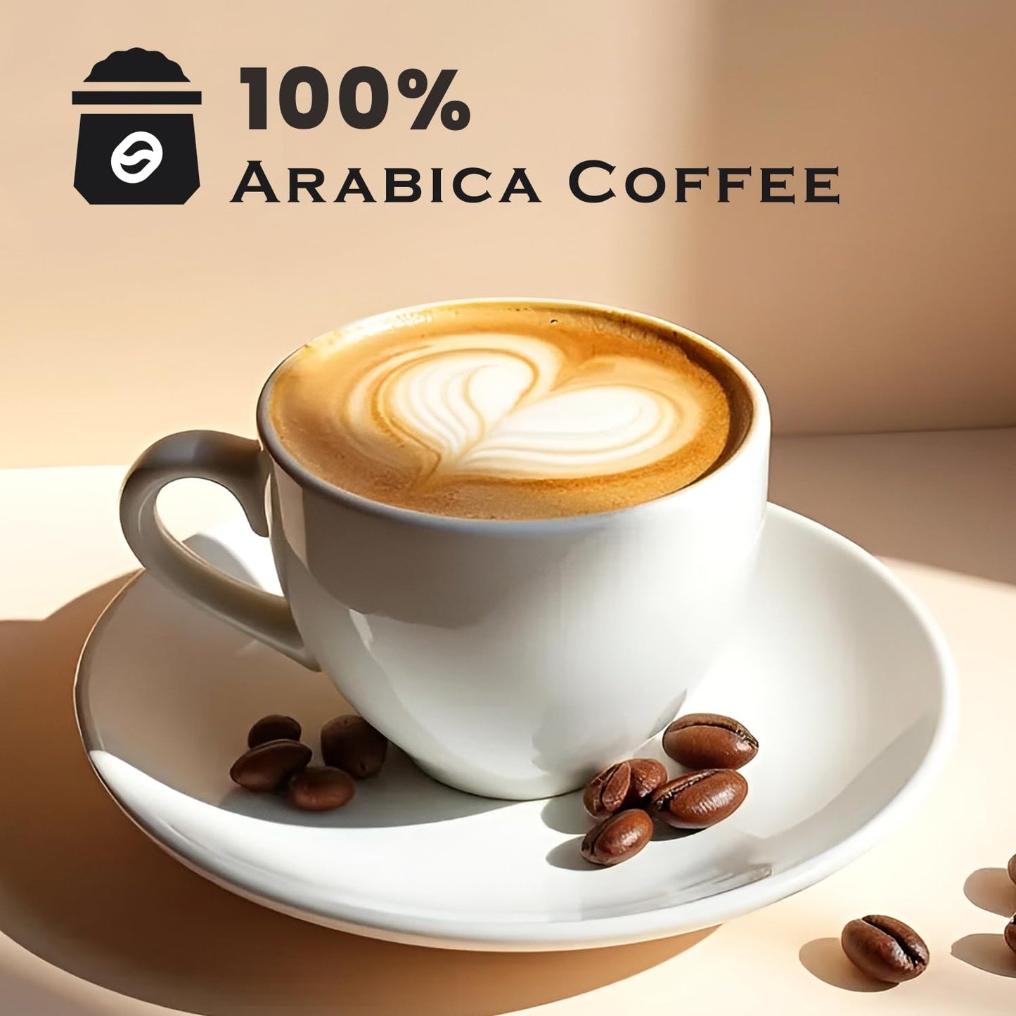 A&P Coffee Original Medium Roast Whole Bean Coffee, 12 oz, 100% Arabica Coffee Beans, Classic Smooth Flavor, Fresh Roasted Blend, Rich Aroma, Ideal