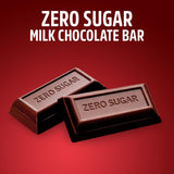 Zero Sugar Milk Chocolate Candy - 3 Bags (5.1 oz Each) - Mini Chocolate Bar Individually Wrapped - Delicious Sugarless Candy & Guilt-Free Sweet Treat