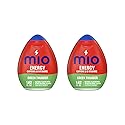 MiO Energy Liquid Water Enhancer for Caffeine, Vitamins and Sugar Free Hydration Drink Mixing, Naturally Flavored Water Drops, Green Thunder, 1.62