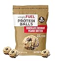 simplyFUEL Whole-Food Protein Balls (Peanut Butter Chocolate Coconut Fusion) - 8 g High-Protein, Gluten-Free, Healthy Snack for Adults & Kids - 9.6 oz