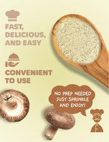 Premium Korean Shiitake Mushroom Powder 100g, 100% Pure, Natural Umami Seasoning, No Additives, Rich Flavor Booster for Soup, Broth, Stir-Fry