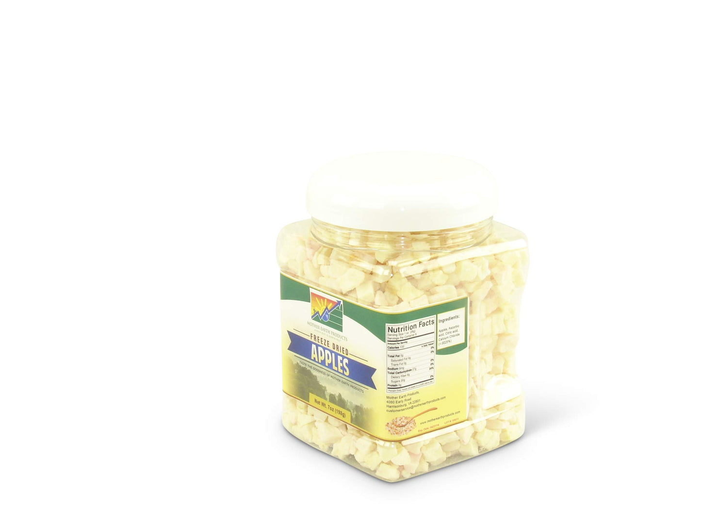 Mother Earth Products Freeze Dried Apples, Quart Jar