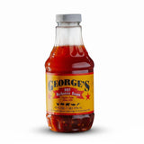 George's Hot BBQ Sauce - Authentic Eastern North Carolina Vinegar-Based Spicy Family Recipe Since 1975 | Gluten-Free All-Natural Spicy Carolina BBQ