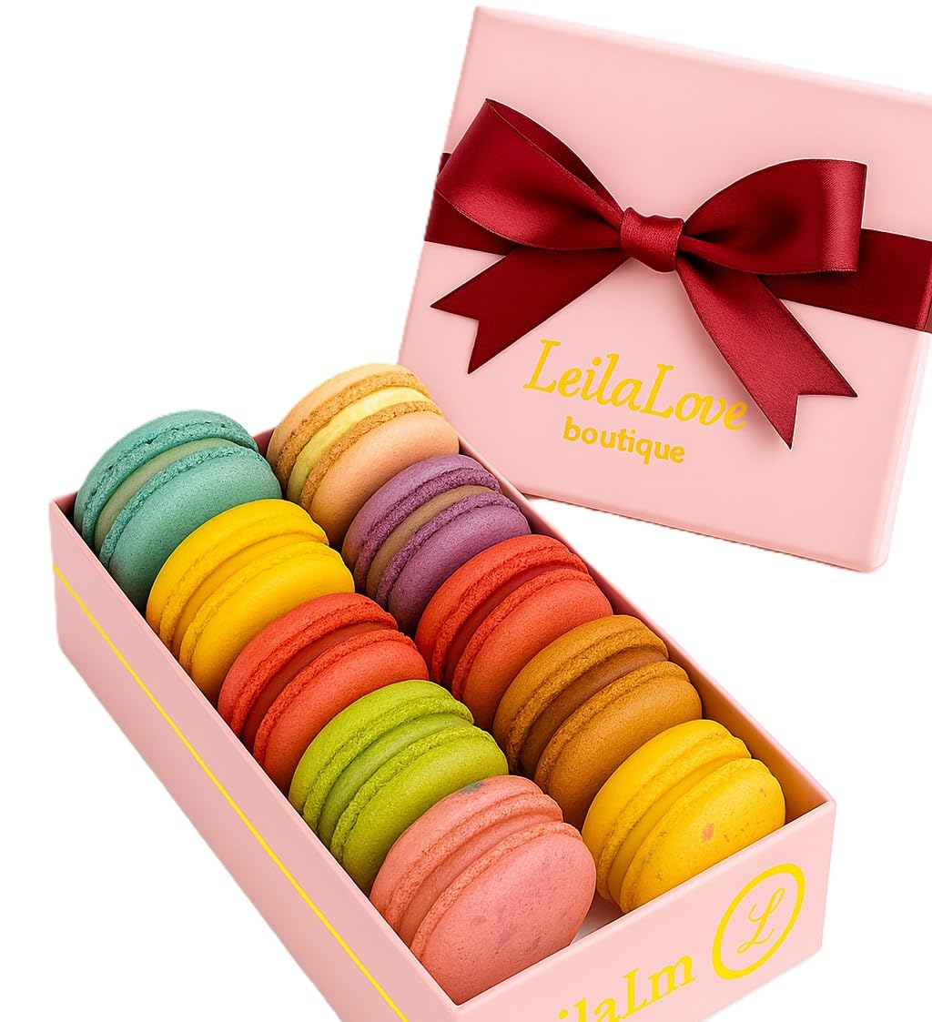 LeilaLove Macarons 10 gift collection of 5 flavors Macarons