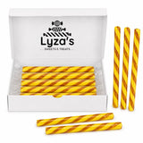 Old Fashioned Candy Sticks - Pack of 10 - Butterscotch - Individually Wrapped 5 in. Sticks - One 10 Count Box
