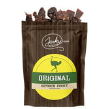Jerky.com Exotic Original Ostrich Jerky - Wild Game Meat Snacks, Exotic Snacks, High-Protein, All-Natural, No Added Preservatives - Healthy Snacks