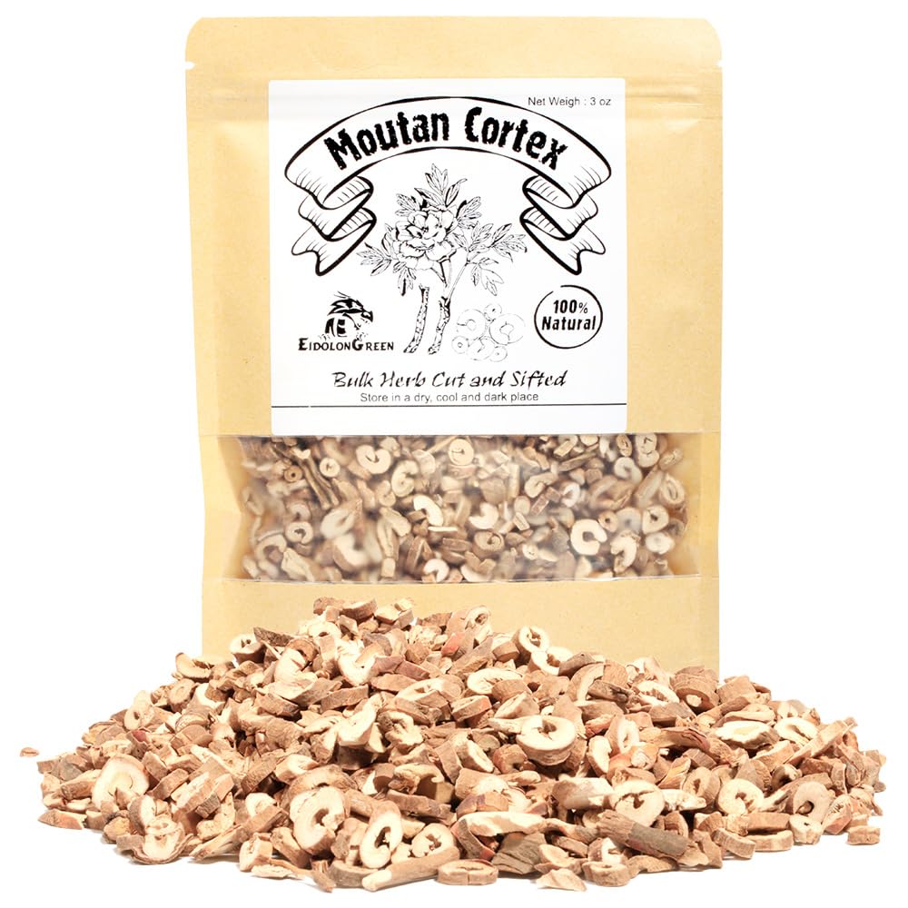 EidolonGreen [China Medicinal Herb] Moutan Cortex (Peony Bark/Mo dan pi/???) Dried Bulk Herb 3 Oz (88g)