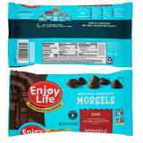 Enjoy Life Dark Chocolate Morsels Baking Chips - 6 Pack of 9 oz Bags - Dairy Free, Nut Free Chocolate for Baking, Cooking & Snacking
