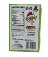 Warheads Sour Candy Canes, Black Cherry and Blue Raspberry, 2.64 Ounce 6ct (2)
