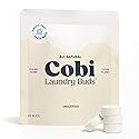 Cobi Clean Laundry Detergent Buds, Plant-Powered, Hypoallergenic, 60 Count, Dye-Free, Cruelty-Free, Vegan, Cold Water Compatible