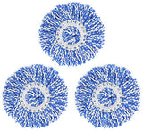 3 Pack Spin Mop Replacement Head for Hurrica, Mopnad, Casabel, Microfiber Spin Mop Refills
