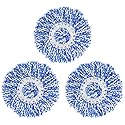 3 Pack Spin Mop Replacement Head for Hurrica, Mopnad, Casabel, Microfiber Spin Mop Refills