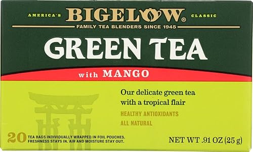 Bigelow Tea Grn Mango, 20 Bg
