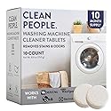 THE CLEAN PEOPLE Washing Machine Cleaner - Washer Machine Cleaner Tablets for Removing Odor, Grime & Scale Buildup - Front Load and Top Load Laundry