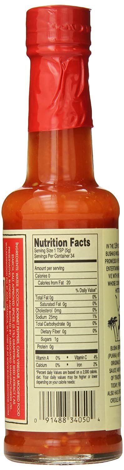 Busha Browne's Hot Pepper Pukka Sauce 5oz (Pack of 3)