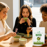 ANUMITRA Premium Ceremonial Grade Matcha Green Tea Powder - USDA Organic, Gluten-Free Vegan 100% Pure Unsweetened No Additives 3.5274 oz bag First