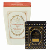 Harney & Sons Hot Cinnamon Spice Tea & Black Tea Canister, 50ct sachet & Storage Tin Set