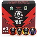 Death Wish Coffee, Single Serve Coffee - Mixed Roast Variety Pack (60 Count)