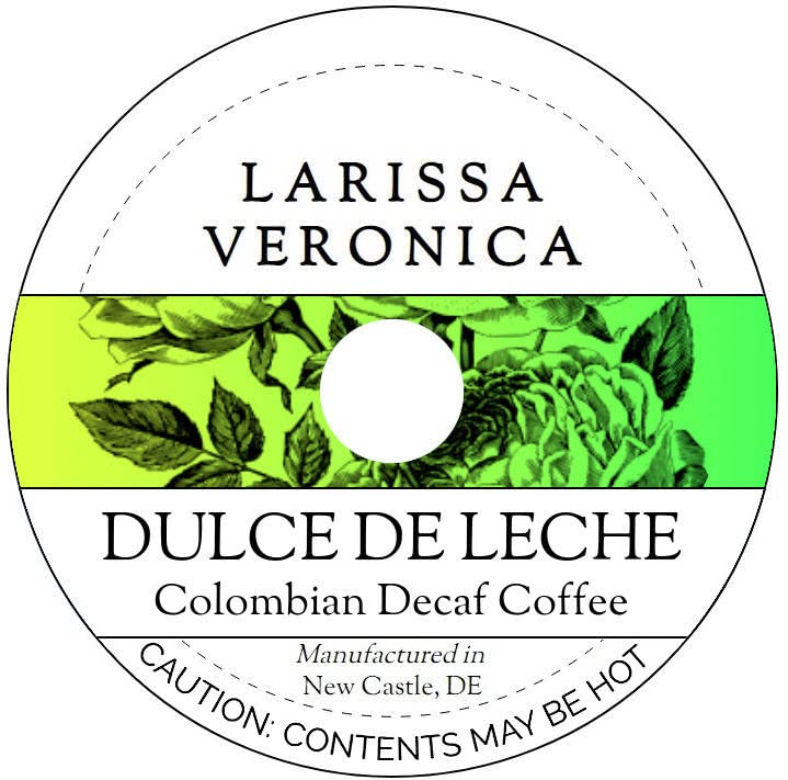 Dulce de Leche Colombian Decaf Coffee (Single Serve K-Cup Pods) (Gourmet, Naturally Flavored, Whole Coffee Beans) (12 pods, ZIN: 572572) - 2 Pack