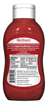 Wellbee's Honey BBQ Sauce - All Natural - 16 oz - Made w/Real Honey - Paleo Friendly And SCD Approved - Preservative Free, Refined Sugar-Free