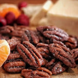 Fortune Favors Candied Pecans, Sweet and Salty Snack, Hand Crafted in Small Batches, USA-Grown (8oz, Classic)