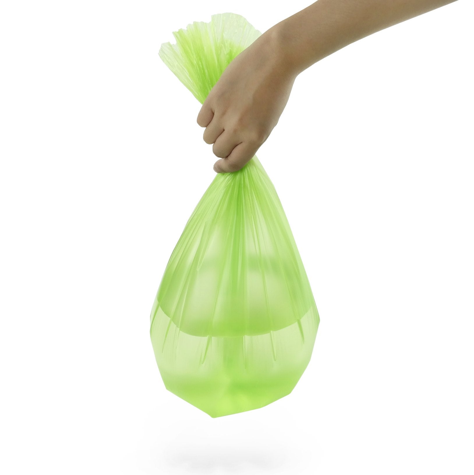 Hommp Multi-color Trash Bags, 8 Gallon (120 counts/6 rolls)