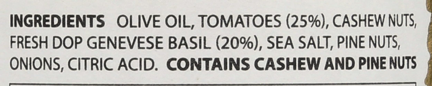 Seggiano Tomato Basil Pesto, 7.1 OZ