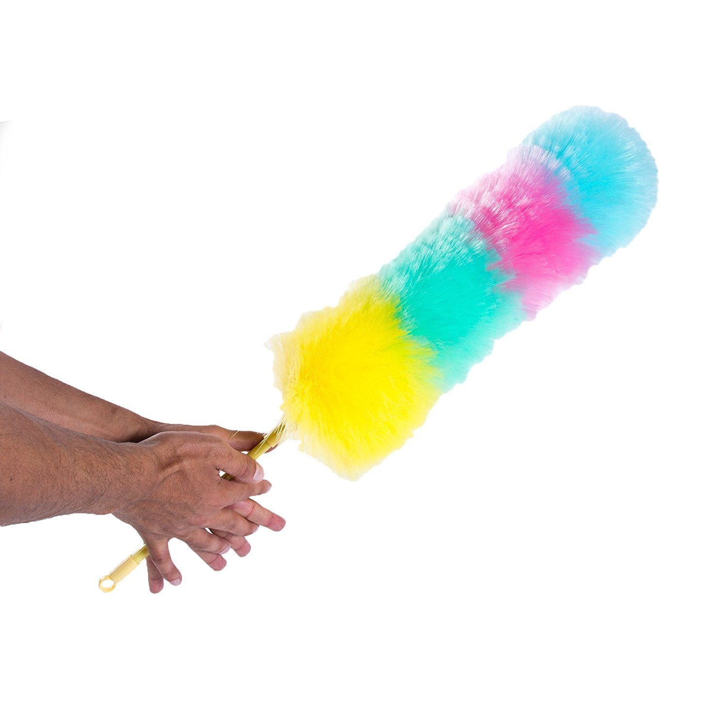 Kitchen + Home Large Static Duster - 27" Inch Electrostatic Feather Duster attracts dust Like a Magnet! - Assorted Colors Will Ship