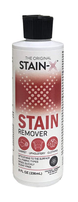 Stain-X Cleaner | Effective Stain Remover for Laundry, Carpet, Clothing, Upholstery and Other Washable Fabrics (8 oz)