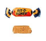 Bits O Honey Candy Bulk, Old Fashioned Bit of Honey Candy - Bulk Individually Wrapped Taffy - Perfect for Throwback Parties (1 Pound)