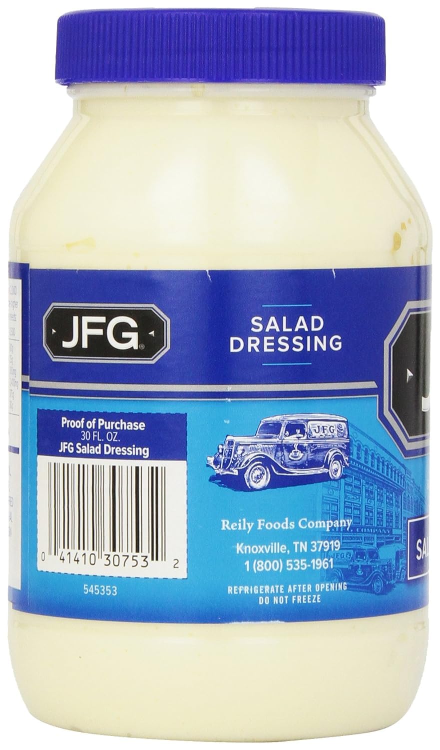 JFG Salad Dressing, Southern Classic Recipe with Paprika and Spices, 30oz Jar (Pack of 1)