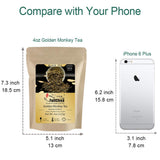 FullChea - Chinese Tea Golden Monkey - Fujian Black Tea Loose Leaf - Golden Tea Chinese - Pleasant Taste with Malt and Chocolate - 4oz / 113g