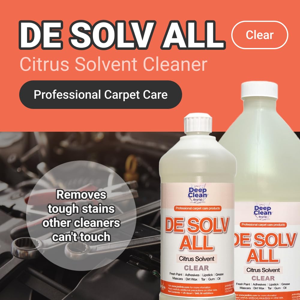 JANILINK De Solv All Citrus Solvent All-Purpose Cleaner CLEAR GAL