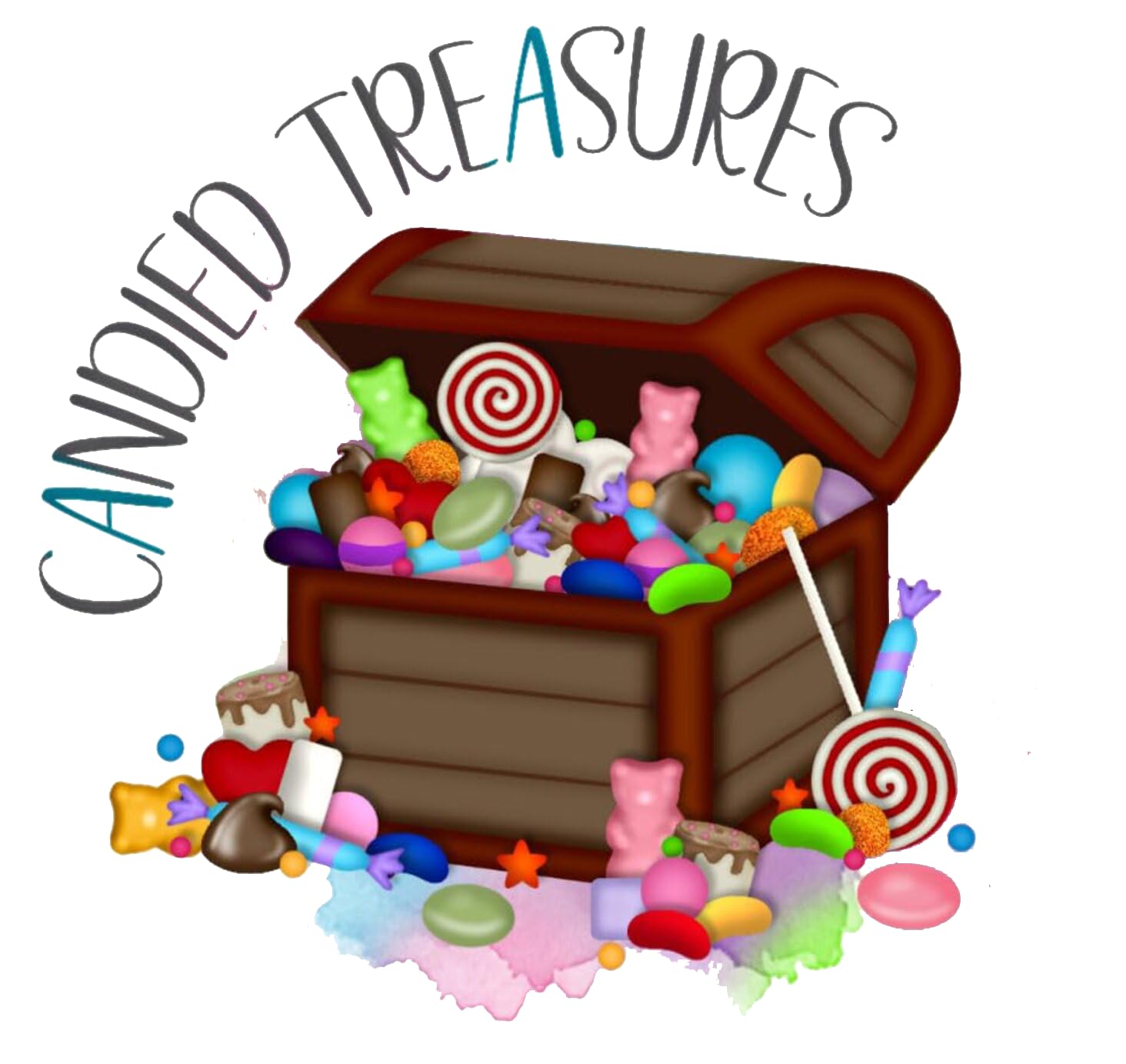 Candied Treasures 2 lb Halloween Candy Bulk Chocolate Variety Pack - Assorted Fun-Size Candies Individually Wrapped for Trick-or-Treat Bowls, Party