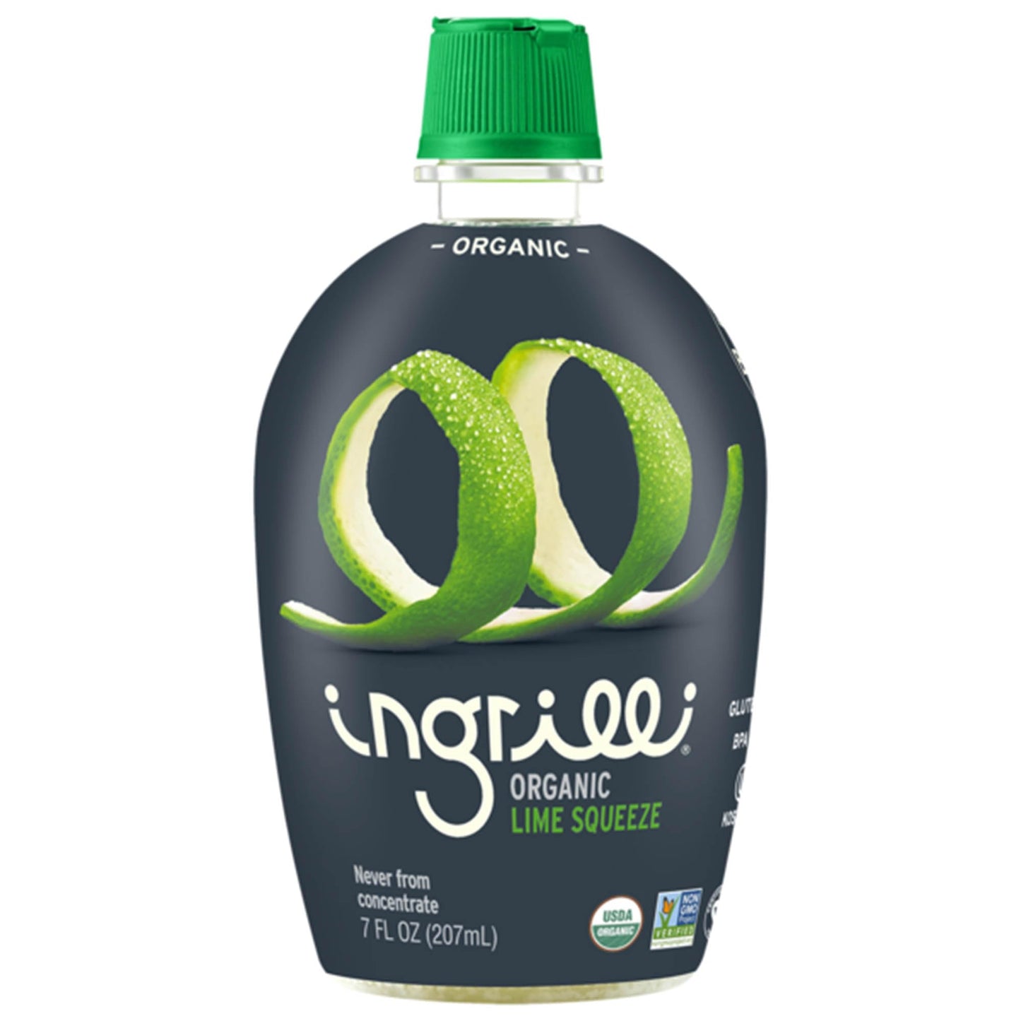 Ingrilli Organic Lime Squeeze, 7 Fl Oz Bottle (Pack of 3)