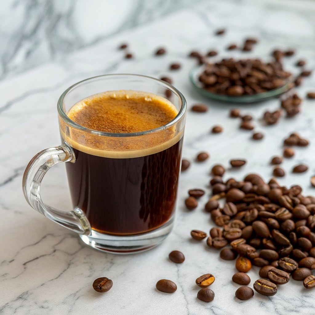 Fresh Roasted Coffee, Organic Black Knight Water-Processed Decaf Whole Bean Coffee, Dark Roast, USDA Organic, Kosher, 12 oz