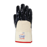 SHOWA 7066 Palm Coated Nitrile General Purpose Work Glove with Cotton Jersey Liner, Smooth Grip, Large (12 Pair)