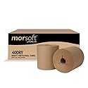 Morsoft Controlled Towels, Y-Notch, 8-inch x 800 ft, Kraft, 6/Carton (400RY)
