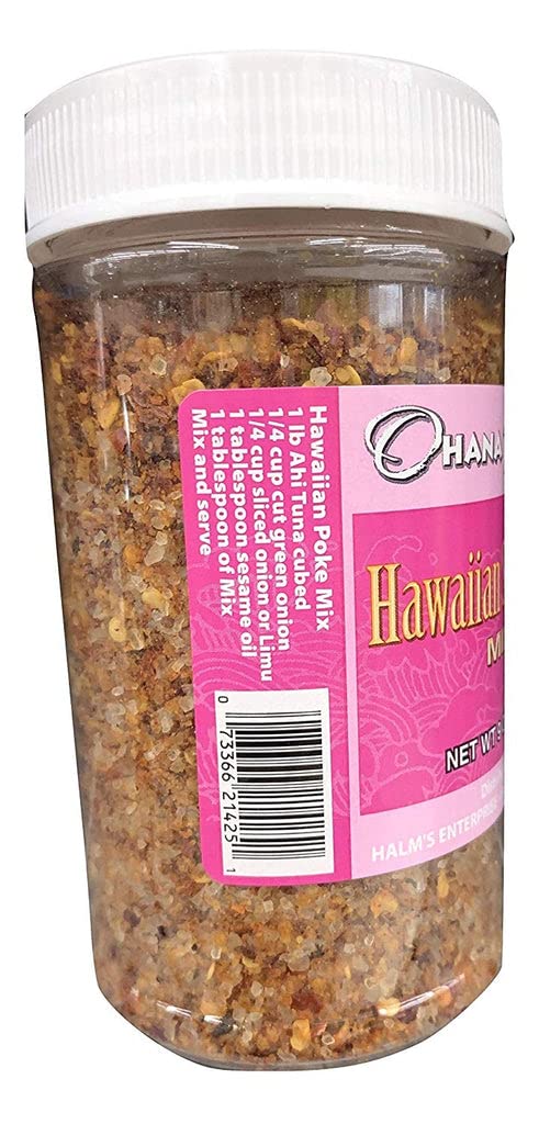 Ohana Flavors Hawaiian Salt Poke Mix 9 Oz Jar