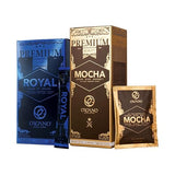 ORGANO Combo Pack, 1 box ROYAL Black Coffee and 1 Box Cafe Mocha 100% Certified Organic Gourmet Coffee