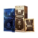ORGANO Combo Pack, 1 box ROYAL Black Coffee and 1 Box Cafe Mocha 100% Certified Organic Gourmet Coffee