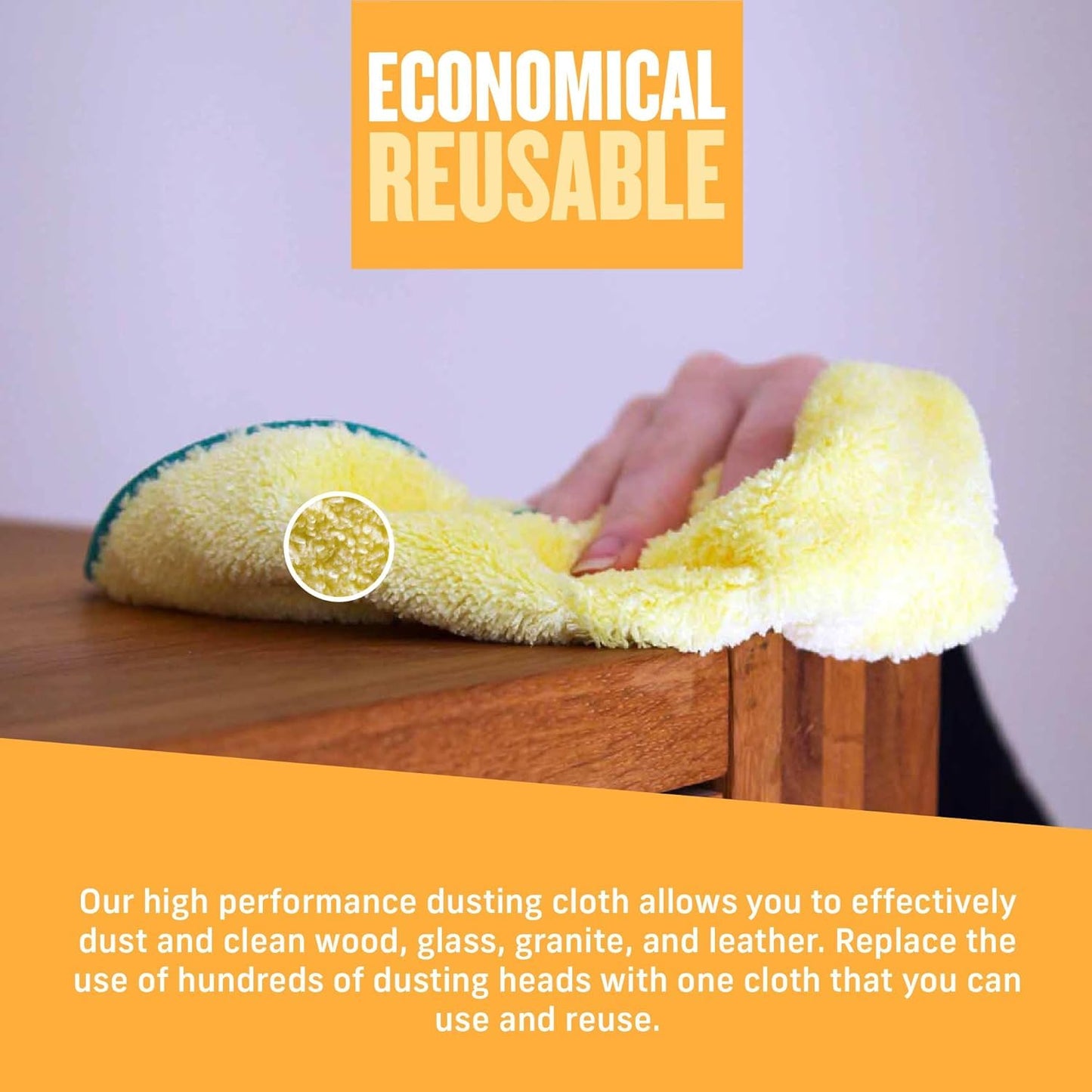 E-Cloth Duster & Cleaning Bundle - Microfiber Cloth Set - Includes Flexi-Edge Floor Dusting Mop, High Performance Dusting Cloth & Glove, Cleaning
