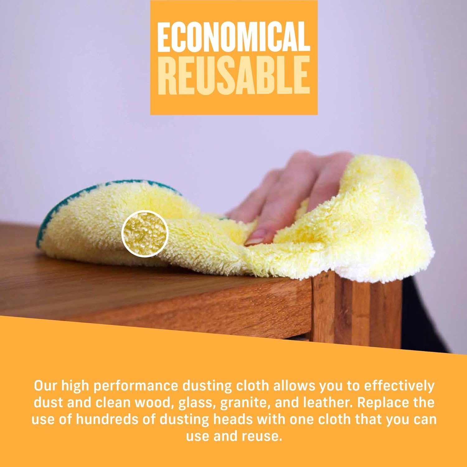 E-Cloth Duster & Cleaning Bundle - Microfiber Cloth Set - Includes Flexi-Edge Floor Dusting Mop, High Performance Dusting Cloth & Glove, Cleaning