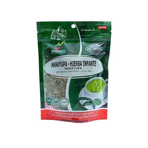 Hanan Peruvian Secrets Manayupa - Liver Cleanse Detox & Repair - 100% Natural Desmodium Molliculum 1.41oz - 40g (Single Pack)