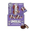 UNREAL Dark Chocolate Almond Butter Cups| 5g Sugar | Certified Vegan, Gluten Free, Fair Trade, Non-GMO | No Sugar Alcohols or Soy | 0.53 Ounce (Pack